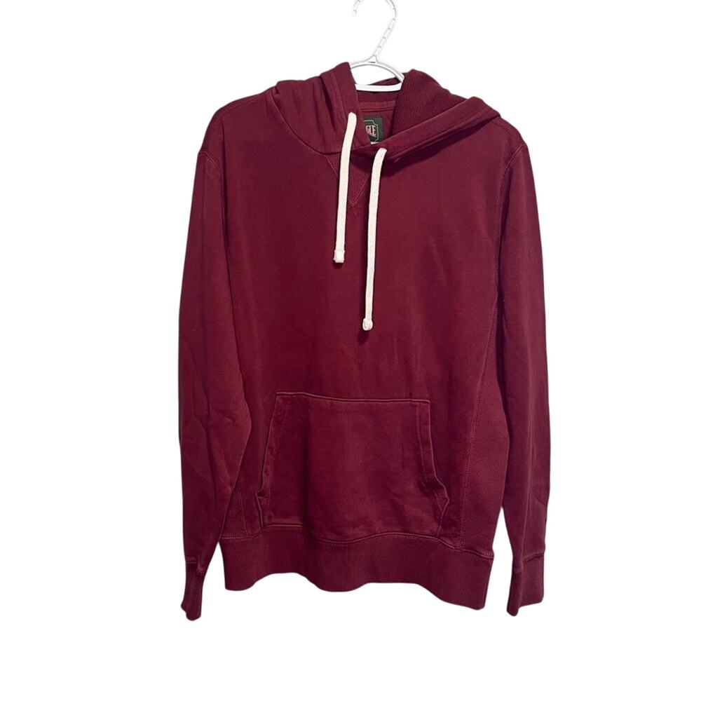 NWT American Eagle Maroon Lightweight Hoodie Small Vintage Terry Sweatshirt